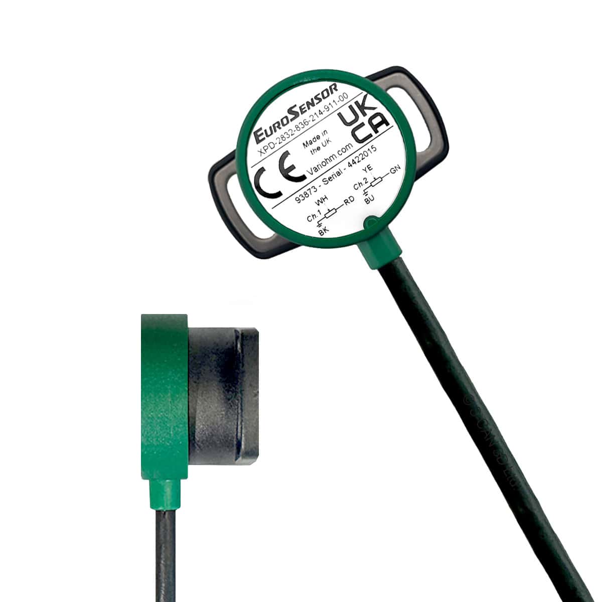 Variohm EuroSensor TPS – Hall Effect XPD D-Shaft – Rotary Throttle Position Sensor