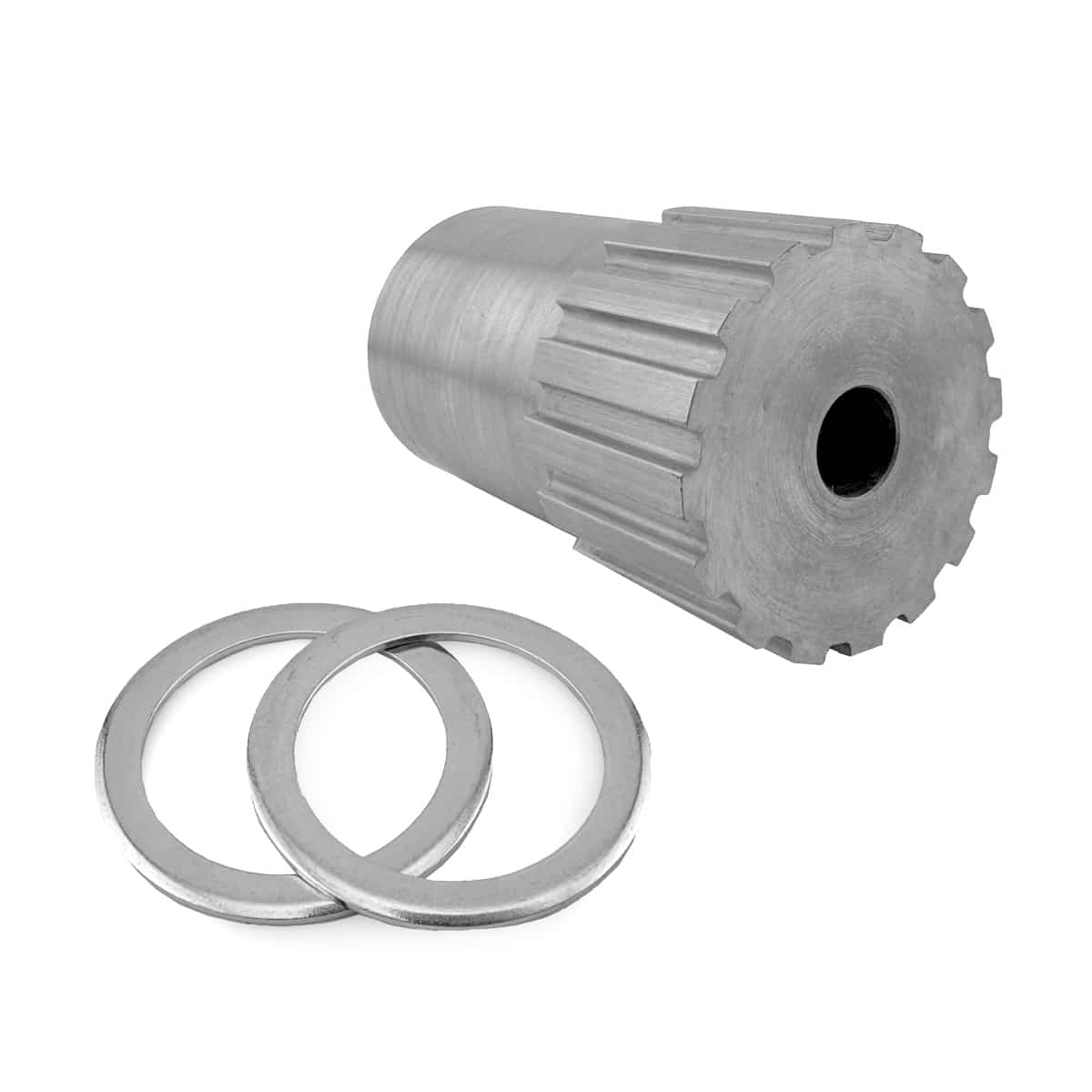 Mid Steel L-Section Crankshaft Pulley Blank 16 / 18 Tooth