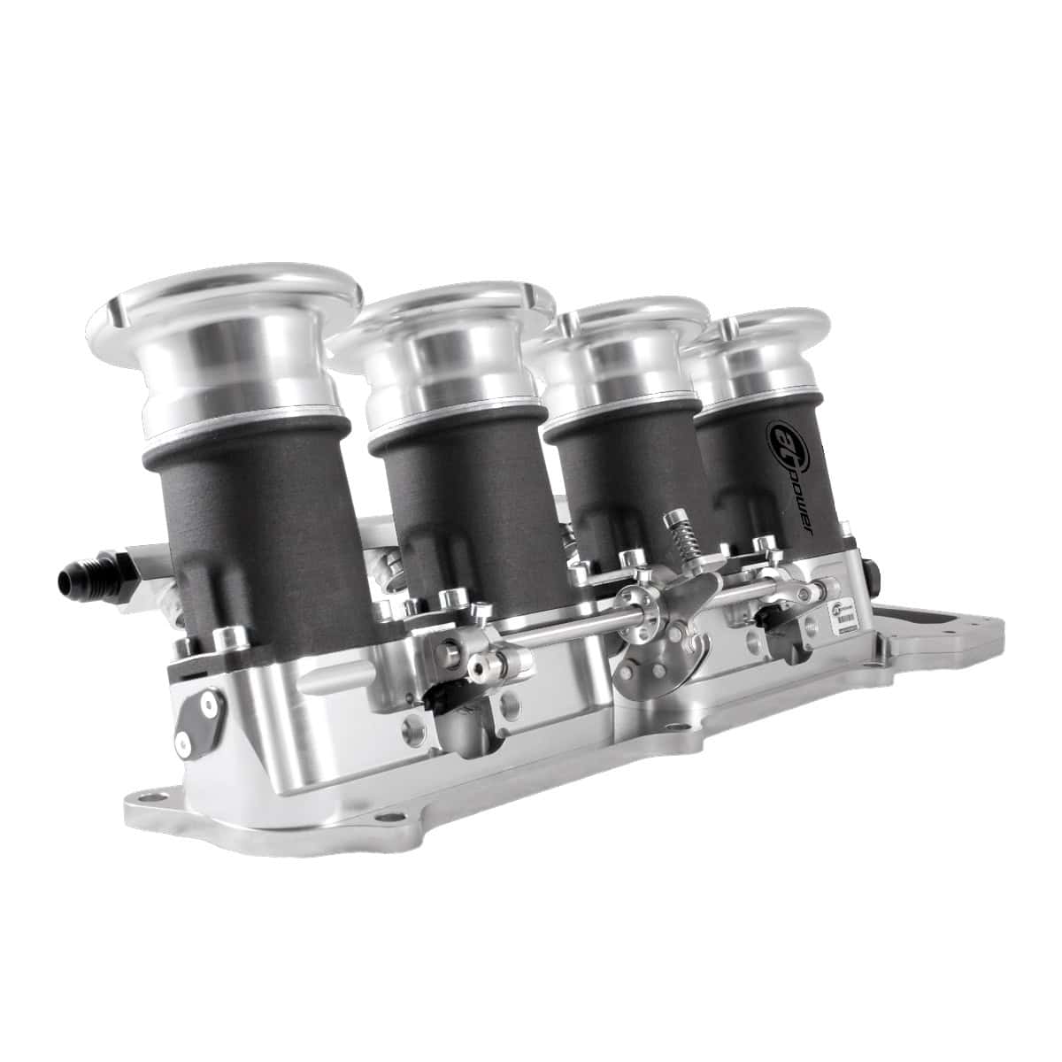 Silver Honda K20/K24 DC5/EP3 45mm EFI Shaftless ITBs - Direct-to-Head Throttle Bodies